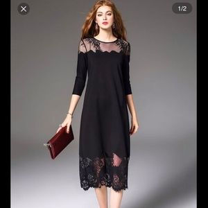 New Year Buon Natale Arabian Solid FloryDay Dress